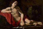 CARACCIOLO, Giovanni Battista The Young Saint John in the Wilderness Sweden oil painting artist